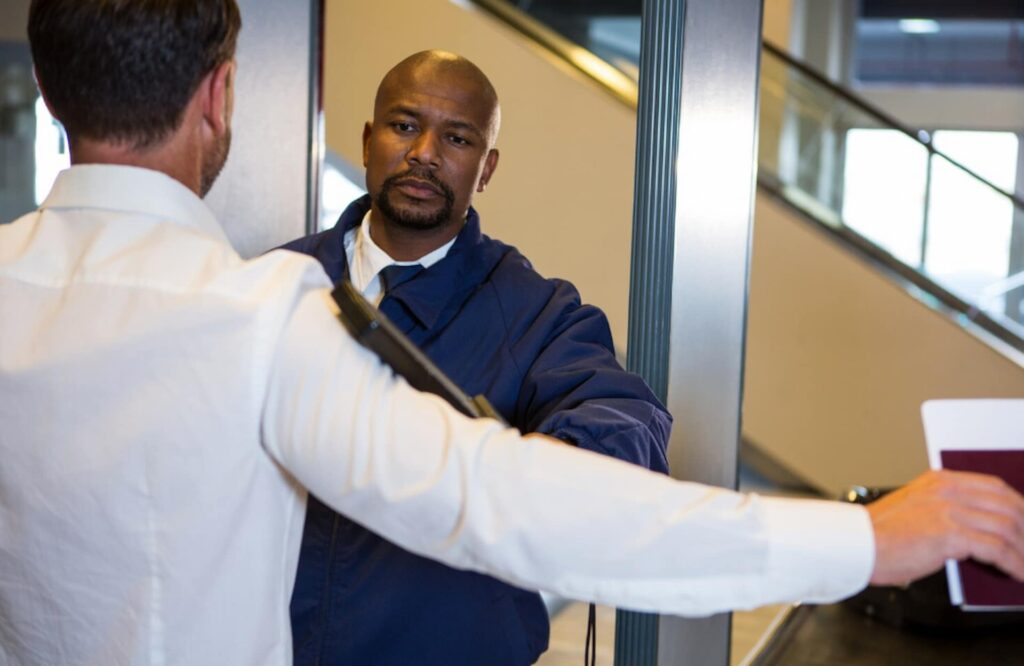 Airport security company Anglesey